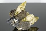 Twinned Calcite, Chalcopyrite and Galena Association - Missouri #176017-5